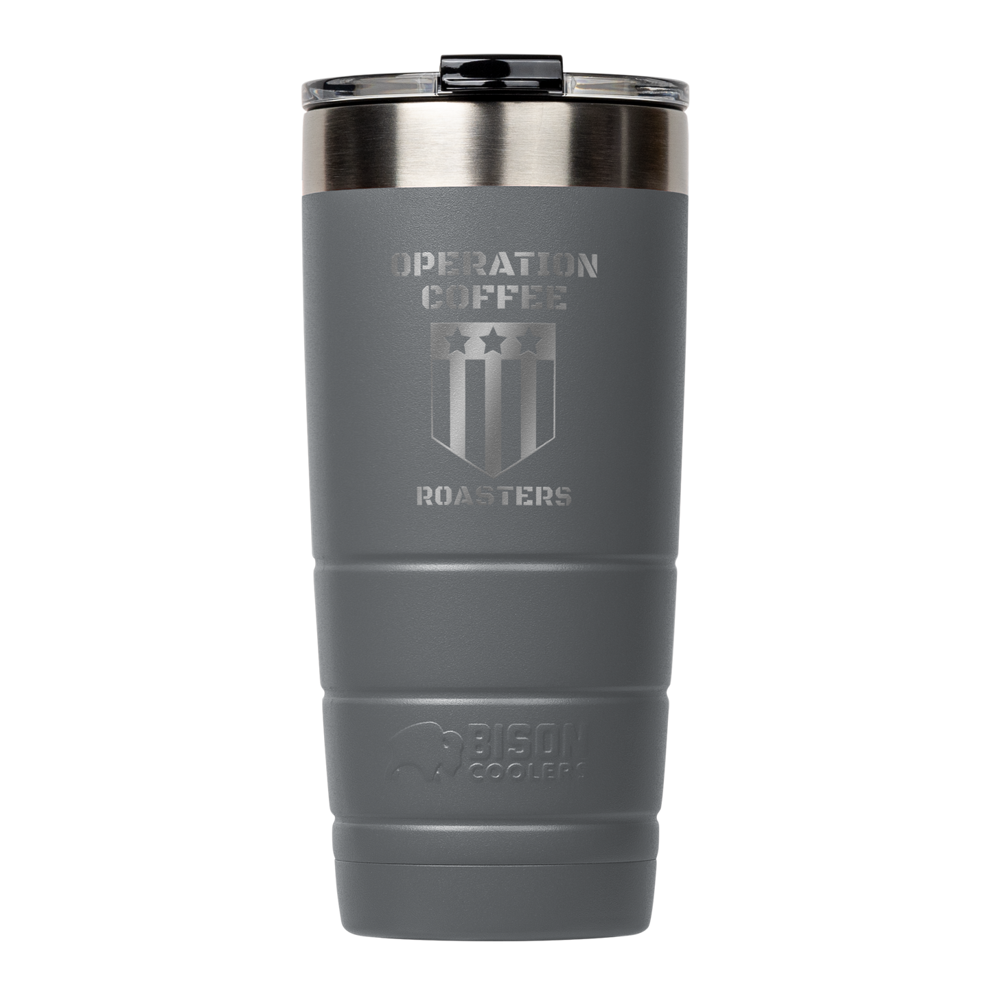 Custom Operation Coffee Roasters Graphite 22 oz Bison Tumbler