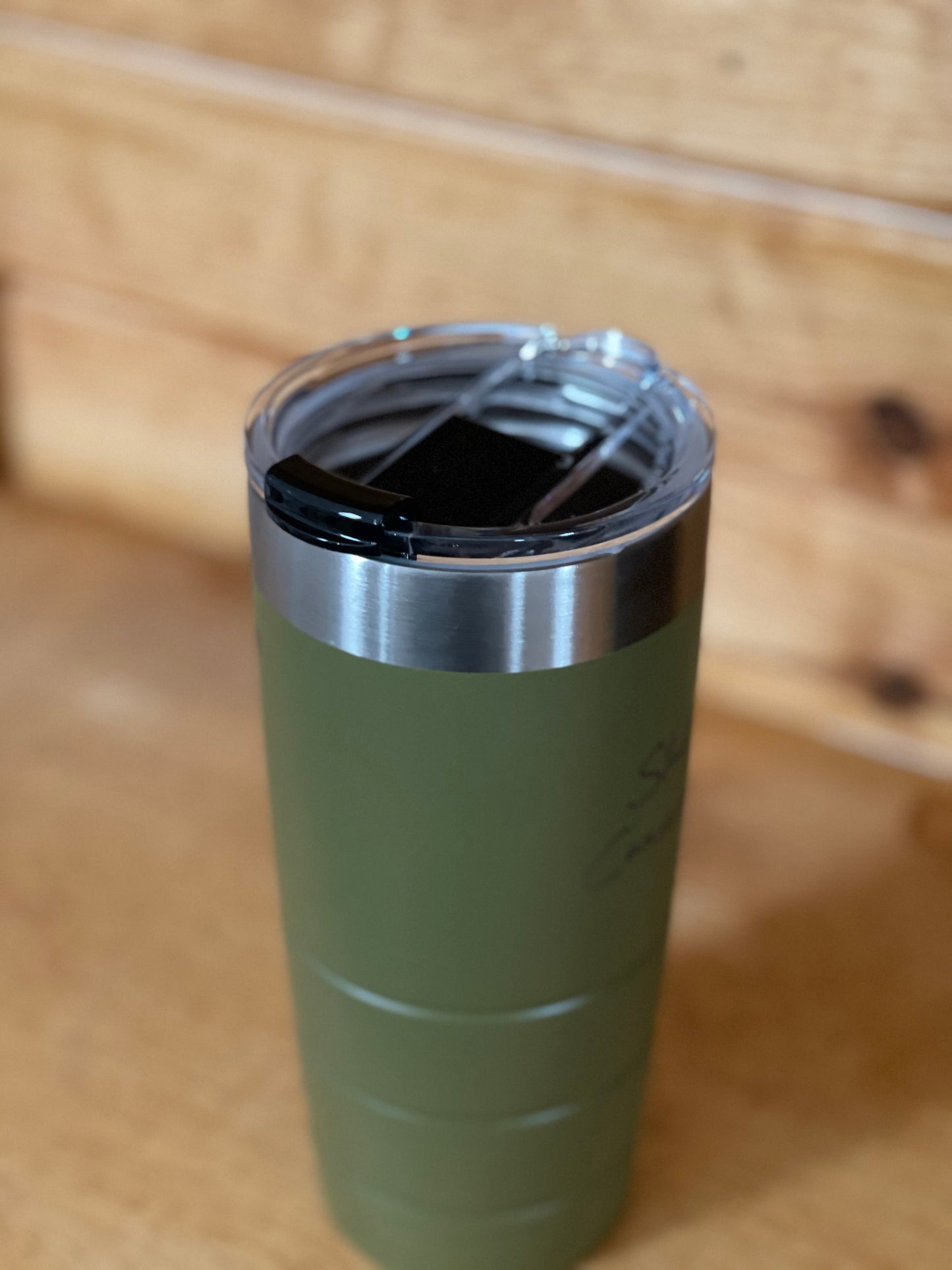 Custom Operation Coffee Roaster "Start the Conversation" Olive Green 22 oz Bison Tumbler