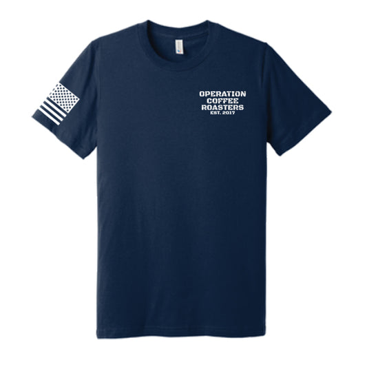 Start the Conversation Navy Blue T-Shirt